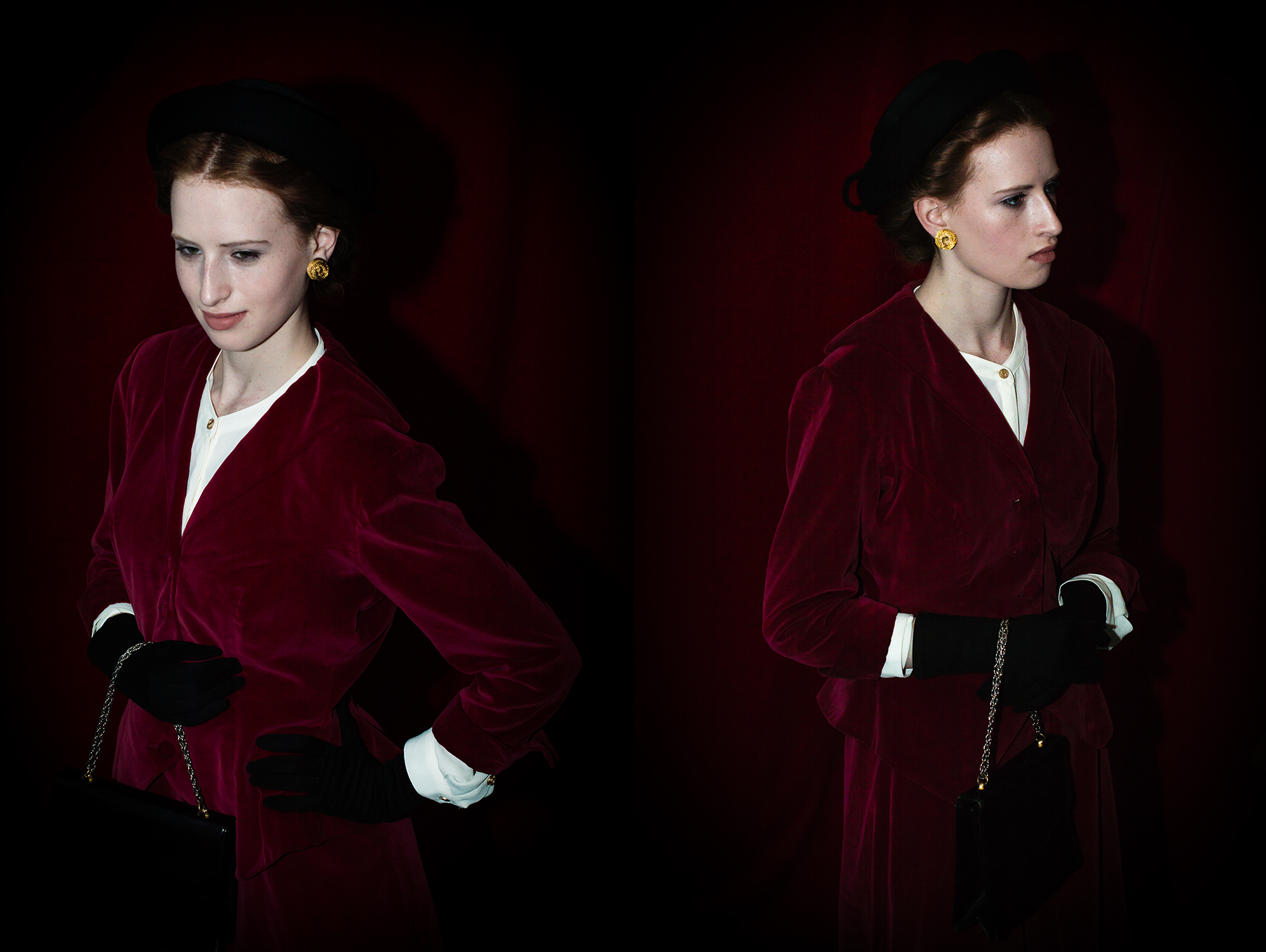 Samantha Glassner - Napoleon at Austerlitz and crossing the Berezina (Dramatis Personae: Red Curtain)